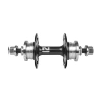Втулка NOVATEC 5-326703 Singlespeed/Fixie алюминий, задняя, 32отв.1,37"+1,37/1,29" гайки, ось М10х165мм, OLD-120мм, черная