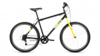 Велосипед Altair MTB HT 26 1.0 черный/желтый рама 17 (2022)