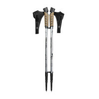 Палки для скандинавской ходьбы телескопические регулируемые Necasil Nordic Walking Poles silver