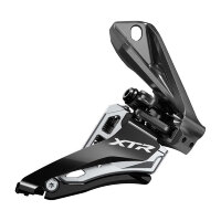 Переключатель передний SHIMANO XTR, M9100-D, 2X12 скоростей, на упор SIDE SWING, верхняя тяга, для 38T, CL:50/53мм