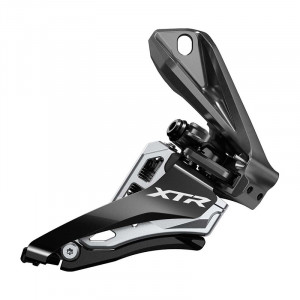 Переключатель передний SHIMANO XTR, M9100-D, 2X12 скоростей, на упор SIDE SWING, верхняя тяга, для 38T, CL:50/53мм 