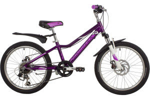 Велосипед Novatrack Novara 20&quot; фиолетовый (2022) 