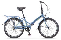 Велосипед Stels Pilot-770 24" V010 серый/зеленый (2019)