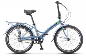 Велосипед Stels Pilot-770 24&quot; V010 серый/зеленый (2019) 