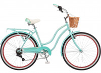 Велосипед Schwinn MIRAMAR WOMEN 26" голубой Рама 16" (2022)