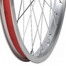 Колесо заднее Felgebieter 20" для BMX двойной алюминиевый обод 36H ось 3/8"x175 мм 9Т серебристое - Колесо заднее Felgebieter 20" для BMX двойной алюминиевый обод 36H ось 3/8"x175 мм 9Т серебристое