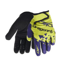 Перчатки Dragonfly Cross lime/ultramarine