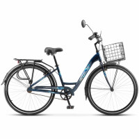 Велосипед Stels Legenda-340 V 28" Z010 (м) (корзина внутри) темно-синий рама: 16" (2025)