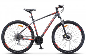 Велосипед Stels Navigator-950 D 29&quot; V010 антрацитовый/красный/черный (2021) 