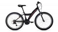 Велосипед Forward Dakota 24 1.0 черный (2021)