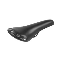 Седло VENTURA 5-251040 RIVET универс. 278х153мм спец. наполн. ретро-дизайн "под кожу" с 6 заклепками 297г. черное