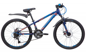 Велосипед Novatrack Lumen 24&quot; синий (11&quot; рама) (2019) 