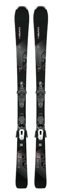 Горные лыжи Head Pure Joy + крепления SLR 9 Black (2022)