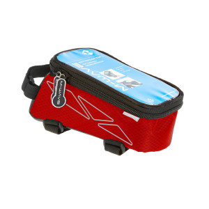 Сумочка/чехол+бокс M-WAVE 5-122553 на раму д/смартфона 170х80х80мм ROTTERDAM TOP L влагозащ. черно-красная SALE 