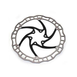 Торм. диск CLARKS 3-832 (ротор) для диск. тормоза CD-08-160-BLK 160мм+6болтов нерж. сталь, черный 