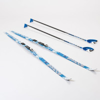 Комплект беговых лыж Brados NNN (Rottefella) - 205 Step XT Tour Blue