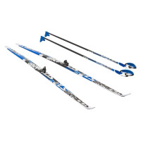 Комплект беговых лыж Brados STC 75 мм - 170 Step LS Blue