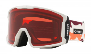 Горнолыжная маска Oakley Line Miner Neon Orange Camo/Prizm Rose (2020) 