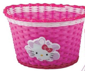 Корзина Multibrand Принцесса Kitty 00-170429 детская, 23,5х16,5х15,5 см, универсальное креплениена руль, пластик, розовый 