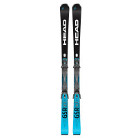 Горные лыжи Head WC Rebels e.GSR SW LYT-PR + крепления PR 11 GW Brake 78 [G] black/speedblue (2025)