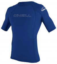 Гидромайка мужская короткий рукав O'Neill Basic Skins S/S Rash Guard Pacific S21 (3341 018)