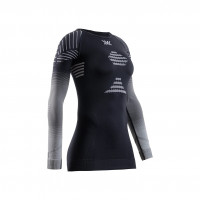 Термофутболка X-Bionic Invent Graphics Shirt LS WMN black/grey/light grey B409