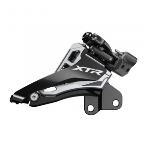 Переключатель передний SHIMANO XTR, M9100-E, 2X12 скоростей, E-TYPE, SIDE SWING, верхняя тяга, для 38T, CL:50/53мм 