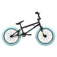 Велосипед Stark Madness BMX 2 черный/зеленый/голубой (2022)
