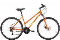 Велосипед Stark Luna 26.1 D Steel оранжевый/желтый рама: 16" (Демо-товар, состояние идеальное)