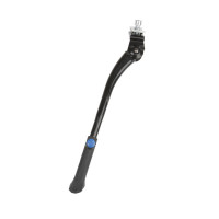 Подножка M-WAVE 5-430715 алюминиевая 24-29" регул. центрального крепления. с планкой, универс. пласт. кожух, черная