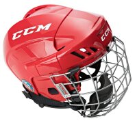 Шлем с маской CCM Tacks 210 Combo SR red
