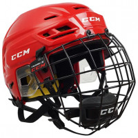 Шлем с маской CCM Tacks 210 Combo SR red