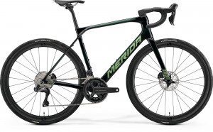 Велосипед Merida Scultura Endurance 9000 28&quot; TransparentGreen/Slv-Green Рама: M (2022) 