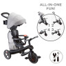 Трехколесный велосипед-беговел Globber Explorer Trike 4 in 1 Deluxe Play черный/серый - Трехколесный велосипед-беговел Globber Explorer Trike 4 in 1 Deluxe Play черный/серый