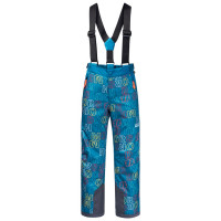 Брюки Jack Wolfskin GREAT SNOW PRINTED PANTS KIDS Dark Cobalt All Over (2021)