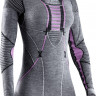 Футболка женская X-Bionic Apani Merino Shirt 4.0 Round Neck Lg Sl black/grey/magnolia B343 - Футболка женская X-Bionic Apani Merino Shirt 4.0 Round Neck Lg Sl black/grey/magnolia B343