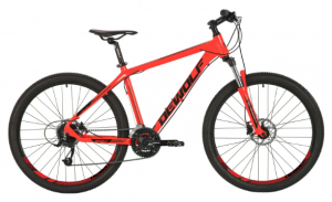 Велосипед DEWOLF TRX 20 27.5&quot; neon flame red/black/red Рама: 16&quot; (2021) 