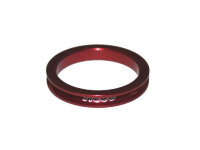 NECO Кольцо проставочное 1-1/8"х5мм красное, алюминий