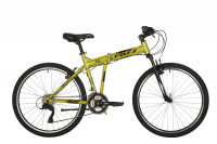 Велосипед FOXX 26" ZING H1 зеленый, размер 18" (2021)