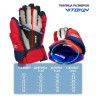 Перчатки Vitokin Neon PRO JR красные/синие S23 - Перчатки Vitokin Neon PRO JR красные/синие S23