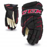 Перчатки CCM JetSpeed FT390 SR black/red - Перчатки CCM JetSpeed FT390 SR black/red