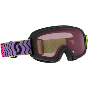 Маска Scott Junior Witty SGL purple/neon pink/enhancer S2 