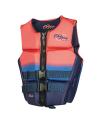 Спасательный жилет неопрен женский O'Brien VEST, FLEX V BACK CORAL (217232) (2020)