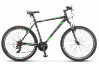 Велосипед Stels Navigator 700 V V020 27.5" чёрный/зелёный (2019)