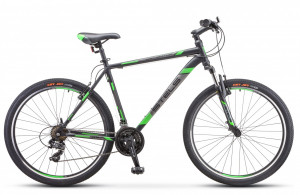 Велосипед Stels Navigator-700 V 27.5&quot; V020 черный/зеленый (2019) 