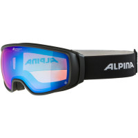 Очки горнолыжные Alpina Double Jack Planet Q-Lite Black Matt (2023)