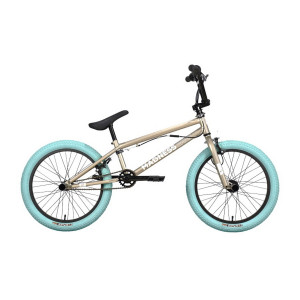 Велосипед Stark Madness BMX 3 песочный/белый/голубой (2023) 