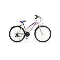 Велосипед TOPGEAR Style 26" бело-фиолетовый ВН26433К (2021)