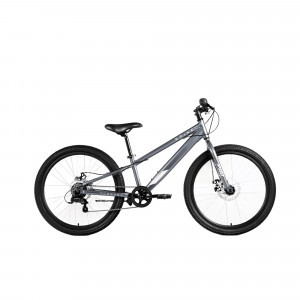 Велосипед Forward Spike 24 D серый/серебристый рама: 11&quot; (2023) 