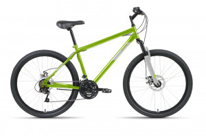 Велосипед Altair MTB HT 26 2.0 D зеленый/серый рама 17 (2022) 